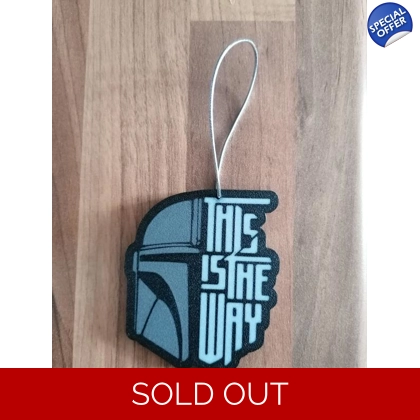 Disney Star Wars Mandalorian This Is The Way Hanging Decoration 3D Printed
